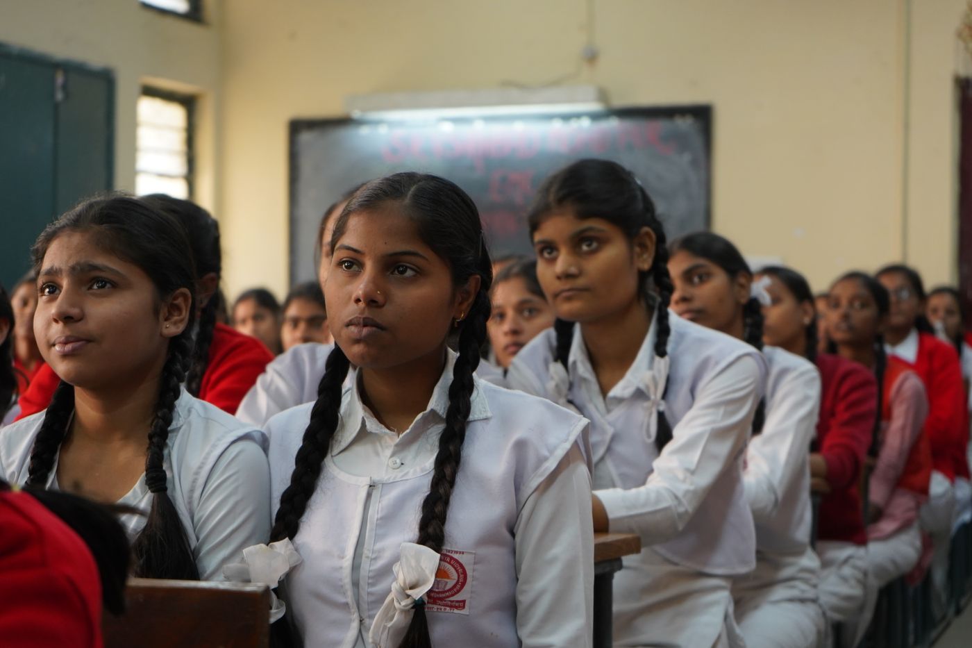 Students in an Indian classroom